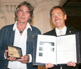 Dipl.-Ing.(FH) Peter Glatt (Ingenieurbüro für Bauwesen Peter Glatt + Peter Wolf) und Arch. Dipl.-Ing. Holger Bothe (Leiter Staatliches Bauamt Schweinfurt). Foto: Bayerische Ingenieurekammer-Bau / Hauk Dipl.-Ing.(FH) Peter Glatt (Ingenieurbüro für Bauwesen Peter Glatt + Peter Wolf) und Arch. Dipl.-Ing. Holger Bothe (Leiter Staatliches Bauamt Schweinfurt). Foto: Bayerische Ingenieurekammer-Bau / Hauk