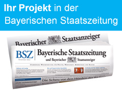 Ihr Projekt in der Bayerischen Staatszeitung
