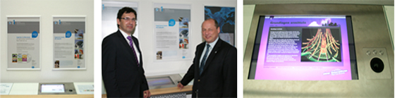 Infoterminal der Bayerischen Ingenieurekammer-Bau im 
Deutschen Museum