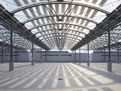 Das Solardach des Carports des Abfallwirtschaftsbetriebs M�nchen (AWM) Foto: � Beratendes Ingenieurb�ro f�r Bauwesen Prof. Ackermann