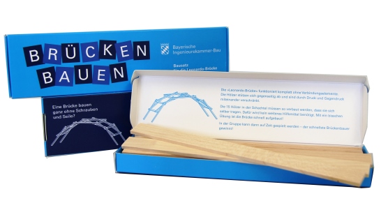 Leonardo-Br�cke Bausatz