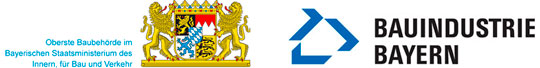 Logos: Oberste Baubeh�rde und Bayerischer Bauindustrieverband 