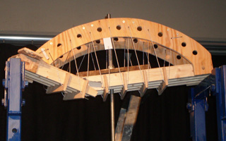 Br�ckentest am Paul-klee-Gymnasium. Foto: Dipl.-Ing. Univ. Herbert Luy