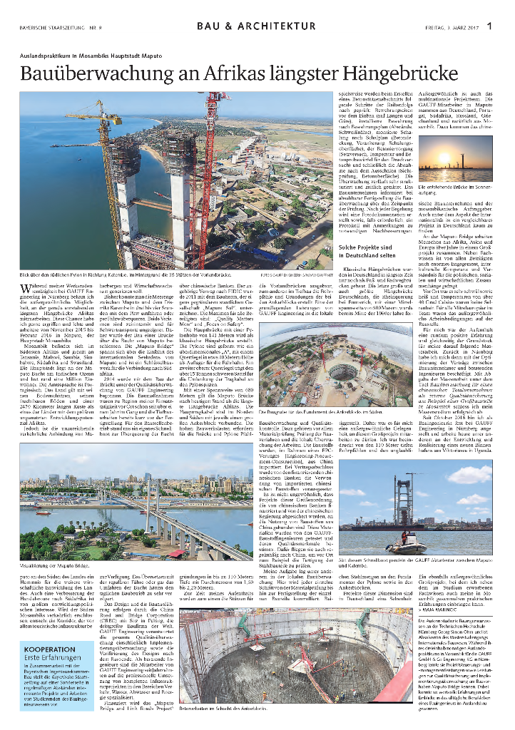 Artikel Bayerische Staatszeitung vom 03.03.2017