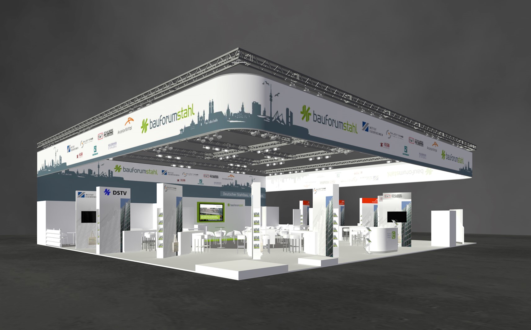 Messestand � bauforumstahl