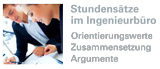 Stundens�tze im Ingenieurb�ro