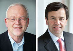 Professor Norbert Gebbeken, Vize-Pr�sident der Bayerischen Ingenieurekammer-Bau und Dr. Markus Wetzel, Pr�sident der BVPI 