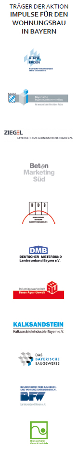 Tr�ger der Aktion Impulse f�r den Wohnungsbau