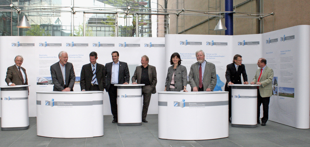 Messestand der Bayerischen 
Ingenieurekammer-Bau