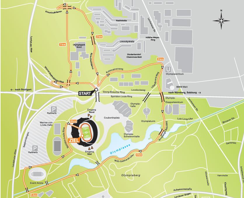 Streckenplan M�nchen