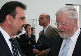 Klaus Holetschek und Dr.-Ing. Heinrich Schroeter im Gespr�ch. Foto: Alexander Hauk