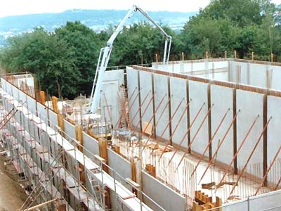 Bauphase Hochbeh�lter