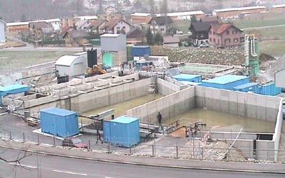 Gesamtansicht - Wasserbehandlung Amsteg