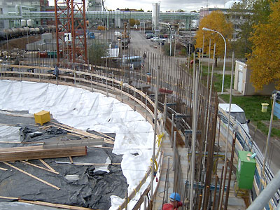 Bewehrung Schalenw�nde