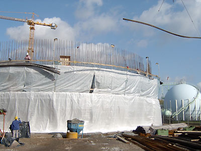 Au�enansicht bewehrte Schalenw�nde