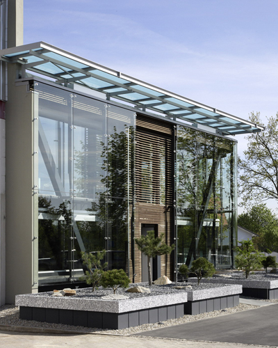 Punktgest�tzte Fassade