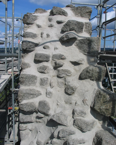 Mauerkopf instand gesetzt