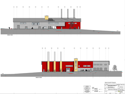 Genehmigungsplan Ansichten